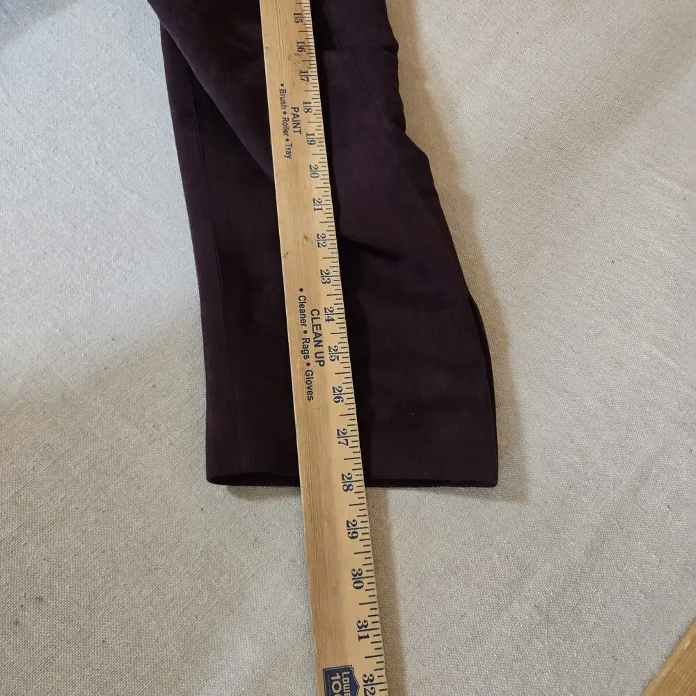 KS Signature Faux Microsuede Blazer Jacket Burgundy Sport Coat Size 50 Tall